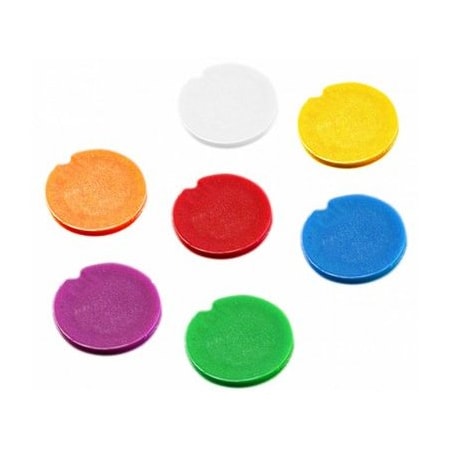 Simport Scientific Cap Inserts, 0.5-2.0ml, Assorted, 100/pk, 100PK 212435-ASST